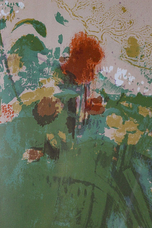 Литография "Цветы в горшке", Франция, вторая половина XX века