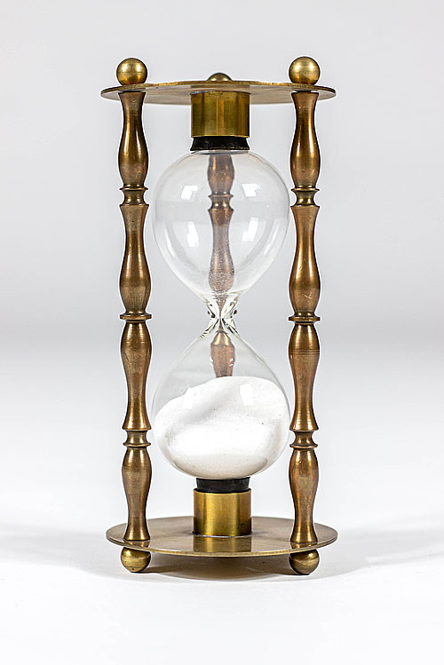 Песочные часы "Энигма", латунь, Франция, середина XX века