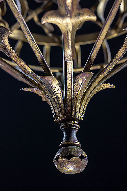 Фонарь металлический "Филипп", золочение, Франция, середина XX века