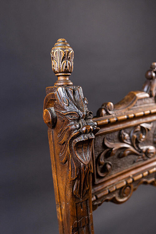 Кресло "Дантеска", резьба по дереву, Франция, рубеж XIX - XX века