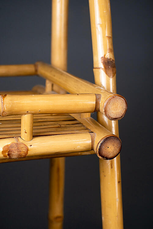 Этажерка винтажная "Клеман", бамбук, Франция, вторая половина XX века