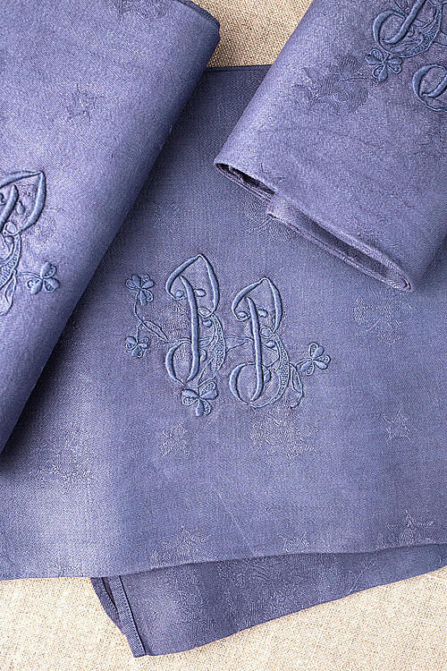 Набор салфеток "Мемуар", хлопок, вышивка, Франция, начало XX века
