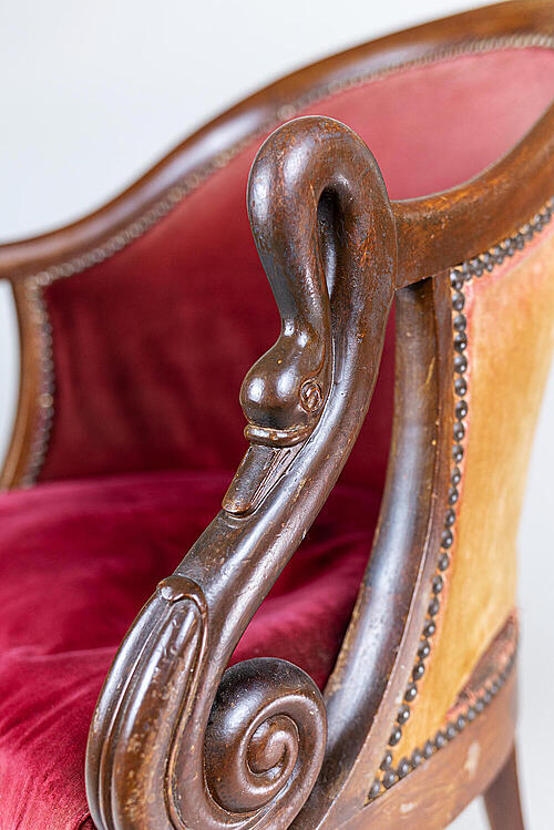 Кресло "Марк", орех, резьба по дереву, вторая половина XIX века, Франция