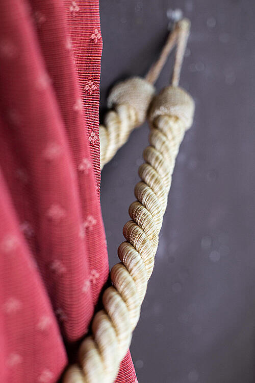 Подхваты для штор "Элизе", текстиль, Франция, вторая половина XX века | бежевые