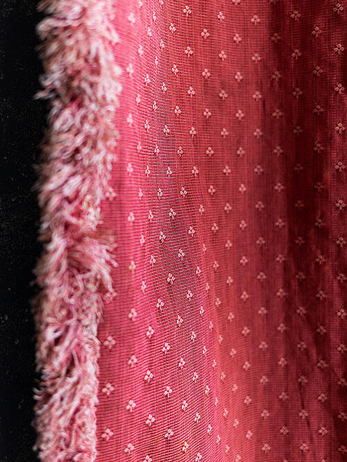 Шторы "Филль", хлопковый текстиль, бахрома, Франция, начало XX века