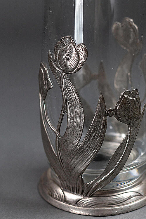 Ваза "Тюльпан", стекло, олово, Италия, первая половина XX века