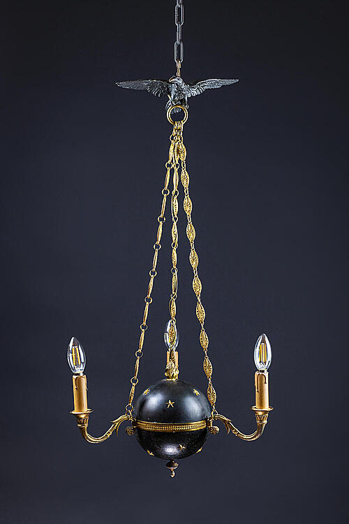 Люстра "Орлан", Ампир, бронза, вторая половина XIX века