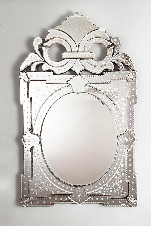 Зеркало венецианское "Марк", стекло, Италия, вторая половина XX века