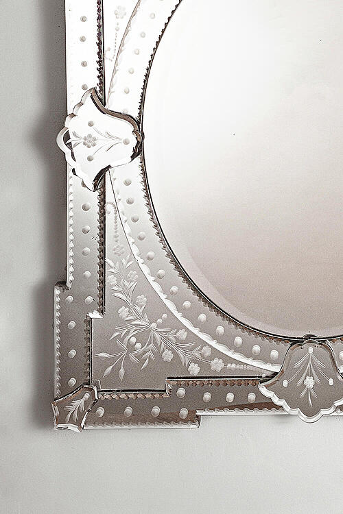 Зеркало венецианское "Марк", стекло, Италия, вторая половина XX века