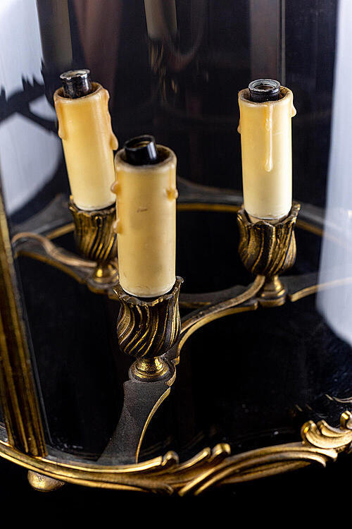 Фонарь "Шарлю", рококо, бронза, стекло, Франция, начало XX века
