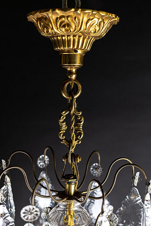 Люстра "Офелия", хрусталь, бронза, Франция, вторая половина XIX века