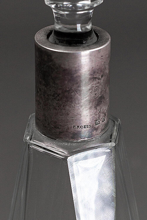 Графин хрустальный "Centaur", Ercuis, хрусталь, серебрение, Франция, первая половина XX века