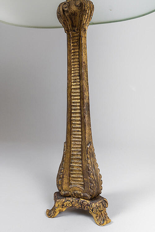 Лампа настольная "Арболь", дерево, резьба, Италия, вторая половина XIX века