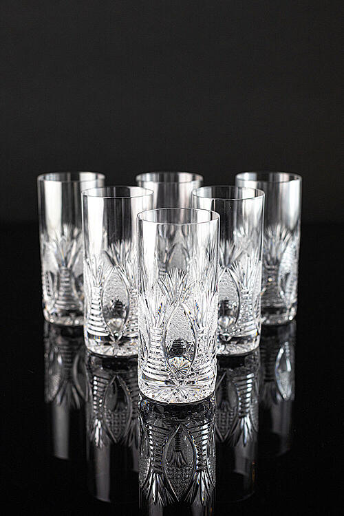 Комплект стаканов "Хайболл", BACCARAT, хрусталь, Франция, начало XX века