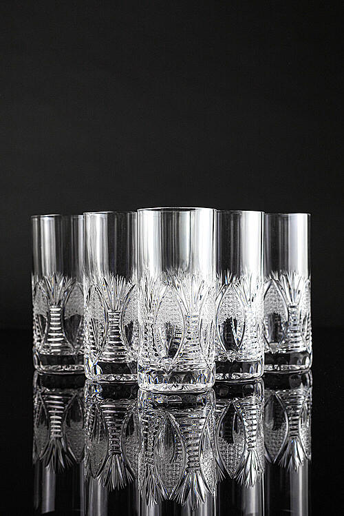 Комплект стаканов "Хайболл", BACCARAT, хрусталь, Франция, начало XX века