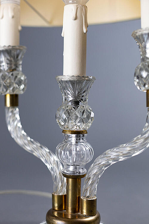 Лампы парные "Фабрицио", муранское стекло, Италия, середина XX века