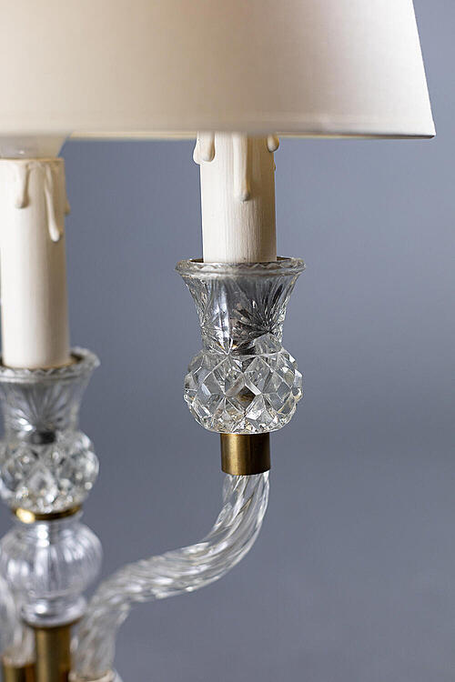 Лампы парные "Фабрицио", муранское стекло, Италия, середина XX века
