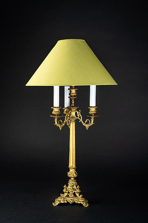 Лампы парные "Эмеральд",Франция, конец XIX века
