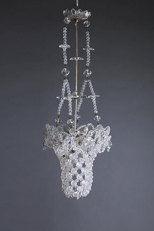 Светильник "Мирей", хрусталь, стекло, Италия, первая половина XX века