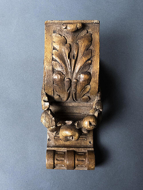 Консоль настенная "Акант", резьба по дереву, Франция, рубеж XIX-XX века