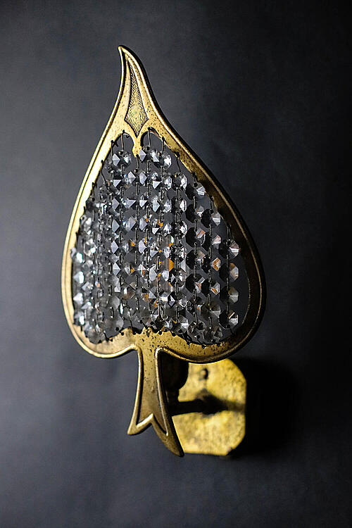 Бра "Пика", бронза, стекло, Франция, первая половина XX века