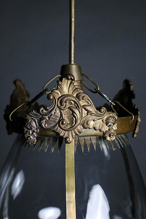 Фонарь "Рокайль", бронза, стекло, Западная Европа, начало XX века