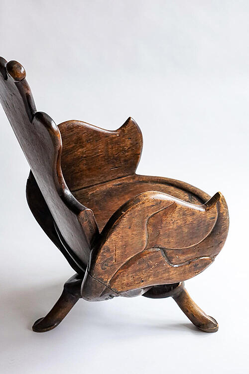Кресло "Трон", резьба, Африка, середина XX века