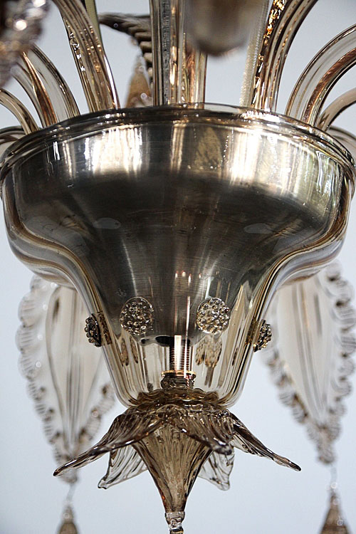 Люстра, муранское стекло, Италия, середина XX века
