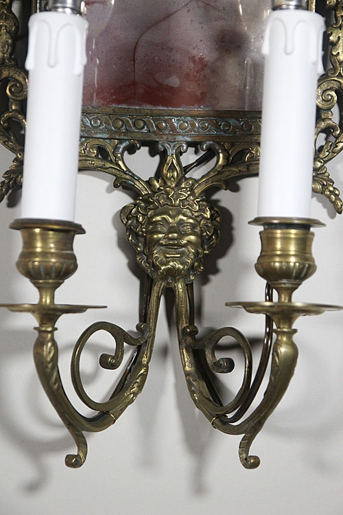 Парные бра, Неоренессанс, бронза, середина XIX века