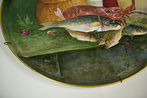Тарелка декоративная, Limoges, фарфор, Франция, рубеж XIX-XX вв.