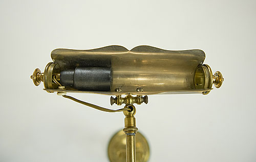 Лампа кабинетная "Серпент", латунь, Франция, первая половина XX века