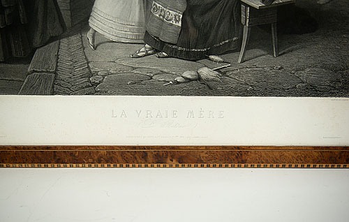 Литографии парные "Жизненный путь", бумага, красное дерево, Франция, 1869 год