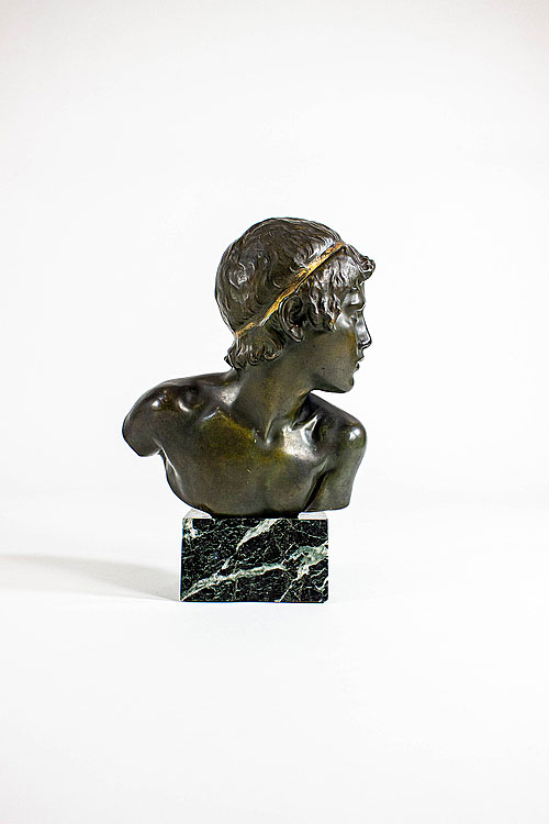 Скульптурная композиция "Юный Ахилл", автор модели Констан Руа, Франция, рубеж XIX-XX века