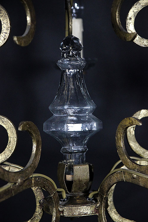 Люстры парные "Дис", металл, стиль Людовика XV, Франция, вторая половина XX века