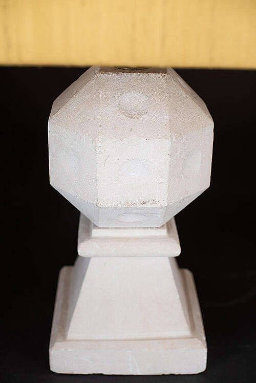 Лампы парные "Конкрит", камень, Франция, середина XX века