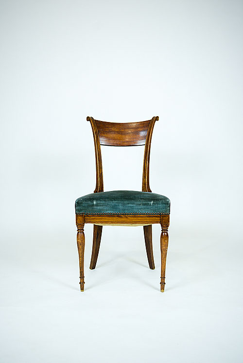 Комплект из стульев и кресел "Брамелл", стиль Регентства, Франция, рубеж XIX-XX вв