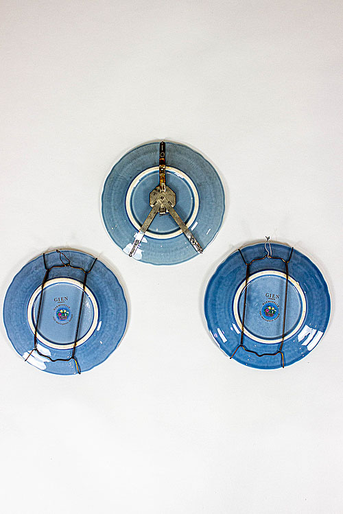 Тарелки декоративные "Флер", фаянс Gien, художник Marie-Pierre Boitard
