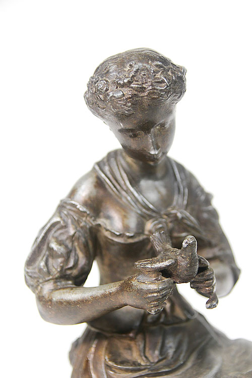 Скульптурная композиция "Аллегория мира", металл, Франция, конец XIX века