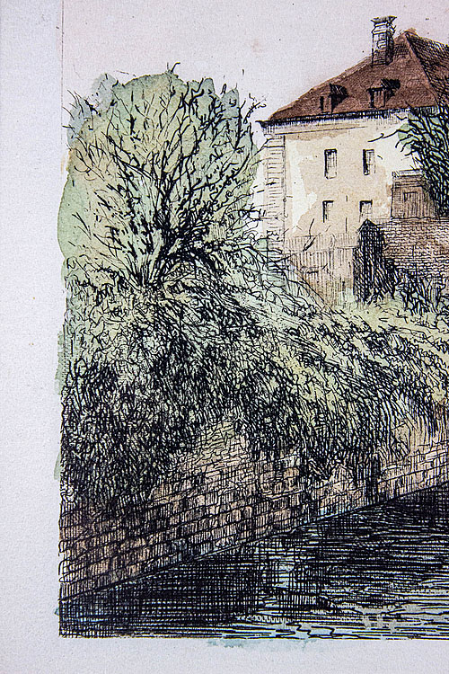 Комплект гравюр "Камбре", паспарту, Франция, начало XX века
