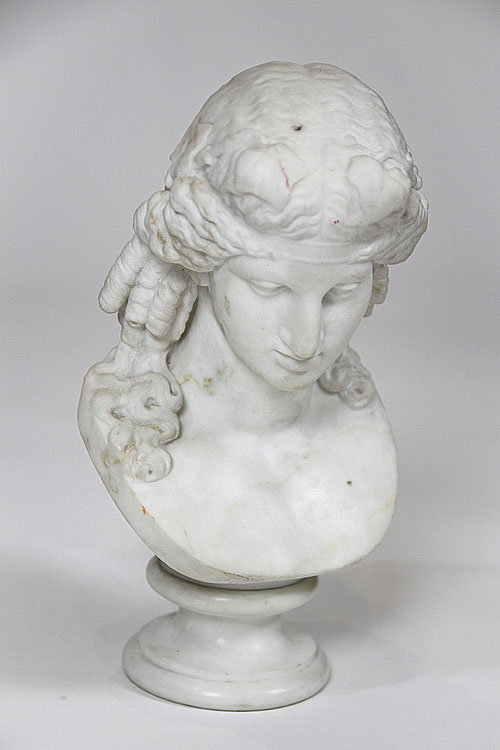 Бюст "Дионис", каррарский мрамор, Франция, конец XIX века