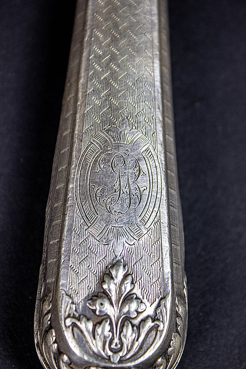 Столовый (траншерный) набор "Гуарин", серебро, Франция, вторая половина XIX века
