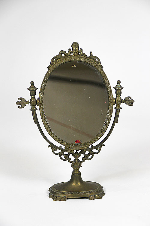 Зеркало настольное "Будуар", латунь, Франция, первая половина XX века