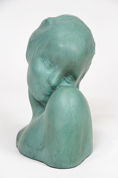 Скульптурная композиция "Обаяние", автор Puck, гипс, Франция, середина XX века