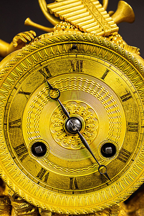 Часы настольные "Дионис в Афинах", бронза, латунь, Франция, середина XIX века