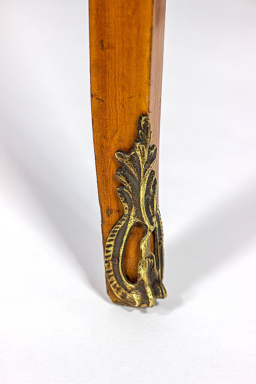 Тумбочка "Жозеф", паркетри, орех, бронза, Франция, середина XIX века