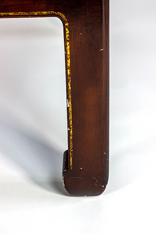 Столик журнальный "Гуанмин",  стиль шинуазри, дерево, роспись, резьба, Франция, середина XX века