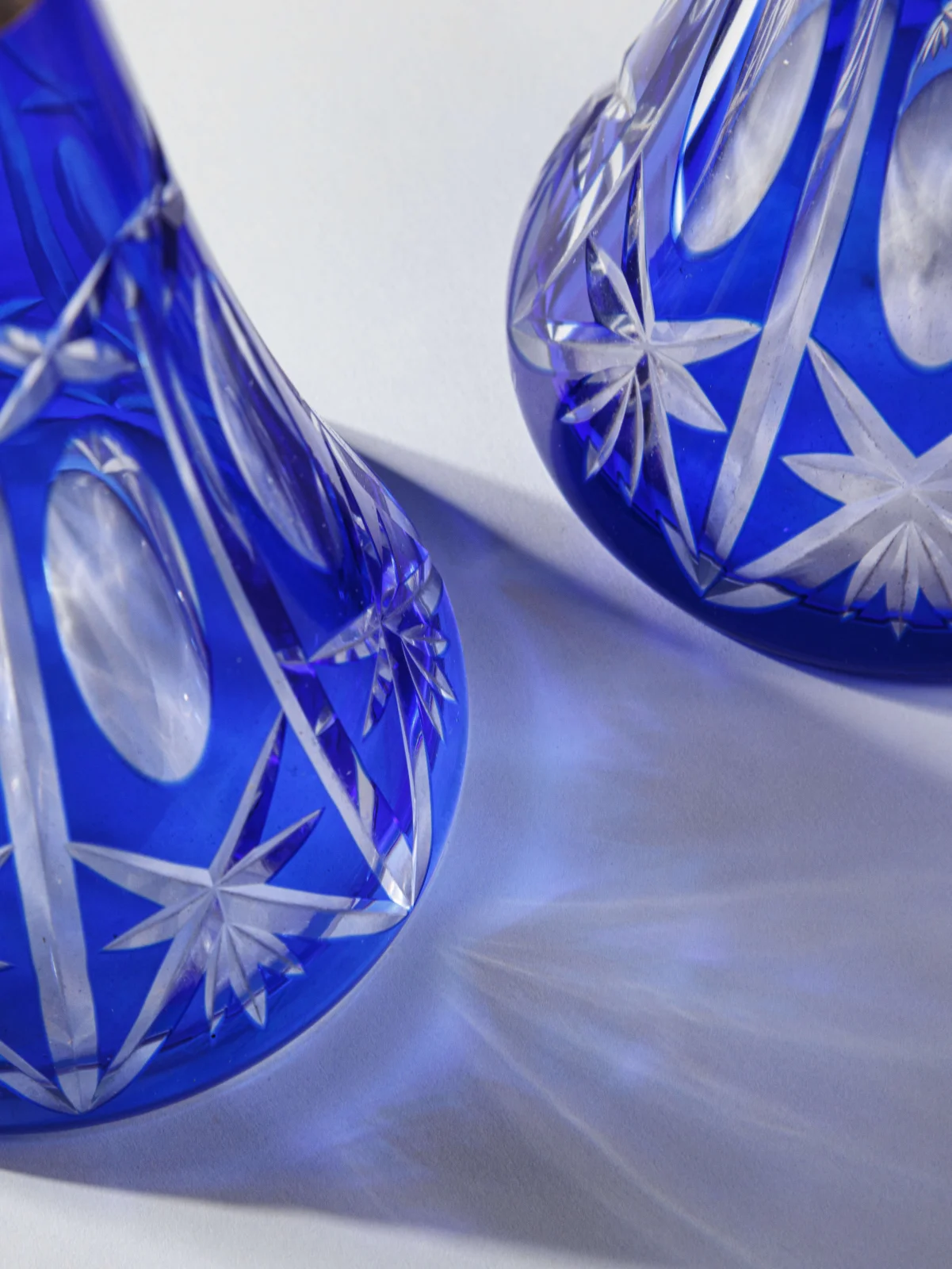 Пара графинов “Bleu Profond”