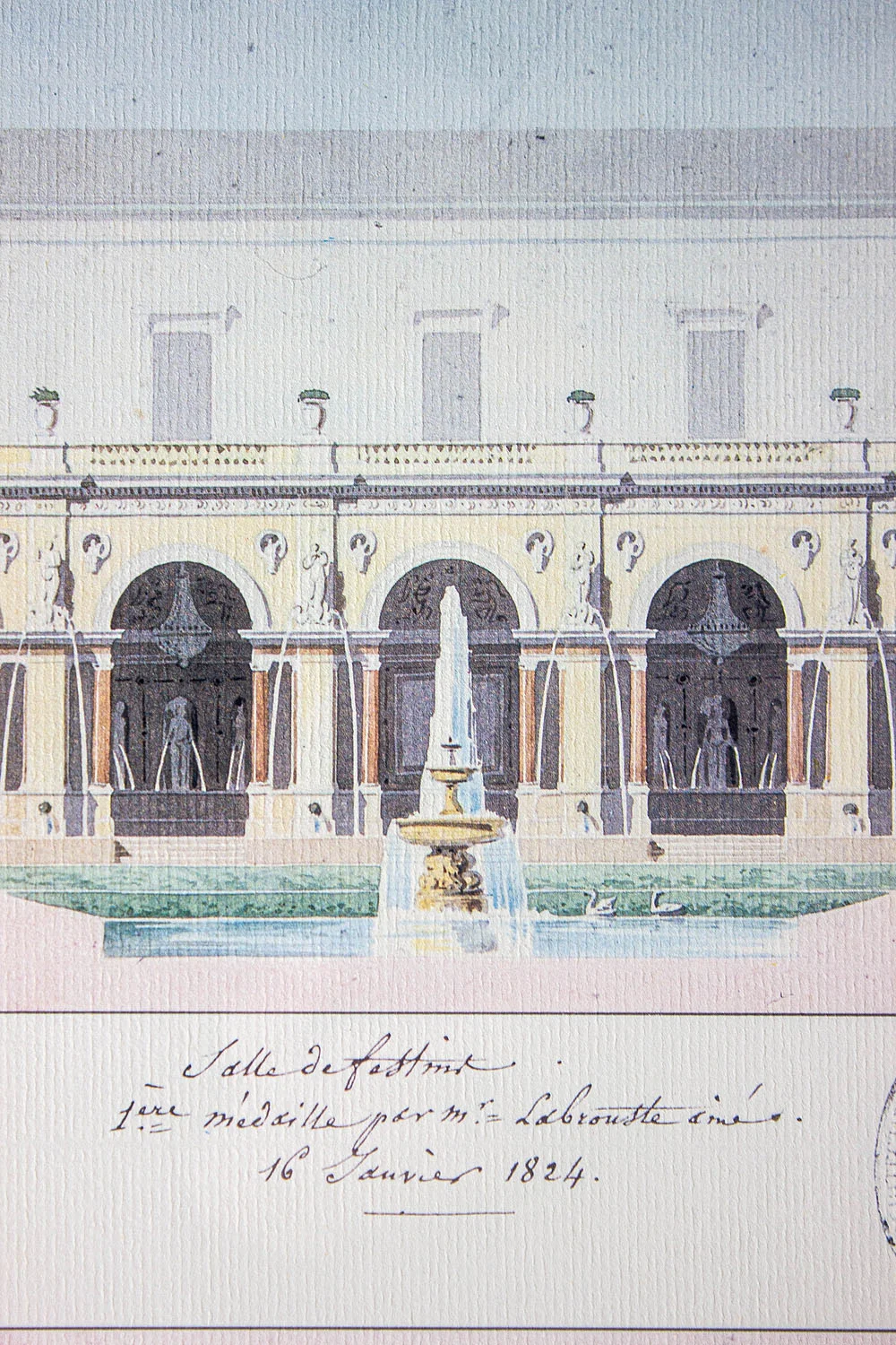 Планы архитектурных сооружений «Эколь» 1824 и 1899 гг.