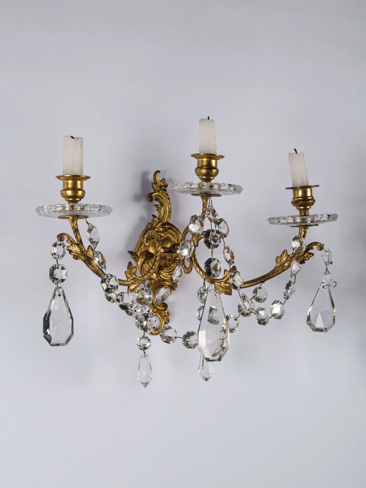Парные бра-подсвечники «Lumière de Baccarat»