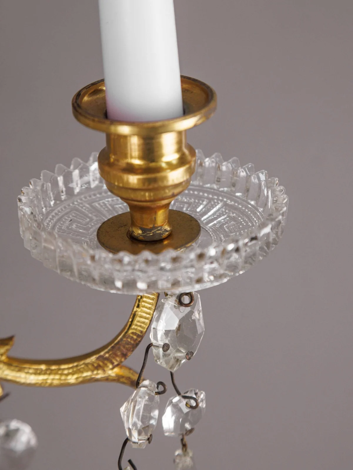 Парные хрустальные бра Baccarat “Lux Doré”